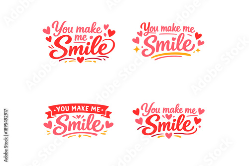 Valentine's day neon message set. featuring romantic words, hearts, and decorative elements