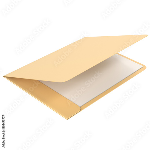 File Folder isolated on transparent background