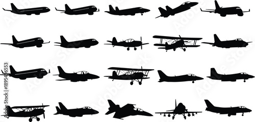 This title includes high-performing keywords like “airplane silhouette,” “fighter jet icon,” “aviation graphics,” and “vintage aircraft,” which are frequently searched by buyers.