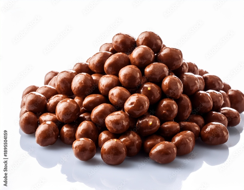 Obraz premium pile of chocolate covered peanut clusters