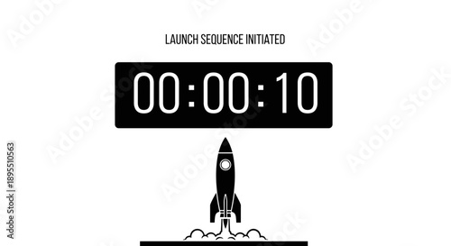 Rocket Launch Countdown Sequence Initiated.