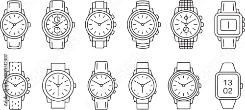 watch wristwatch comparison chart analog digital smartwatch styles