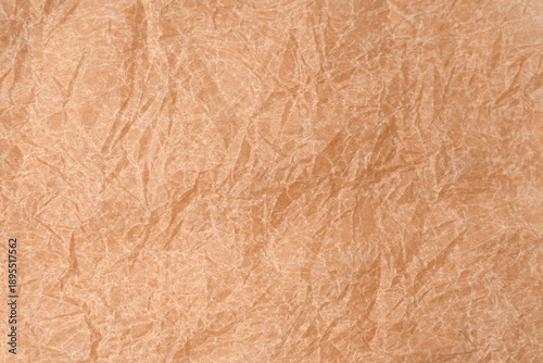 Crumpled paper as background. Top view.