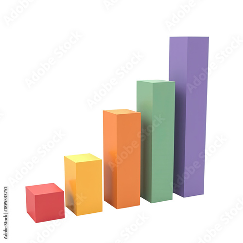 A colorful bar chart displayed on a white background, ideal for presentation and data visualization needs Free Download A colorful bar chart displayed on a white background, ideal for presentation and data visualization needs - GFXLoad