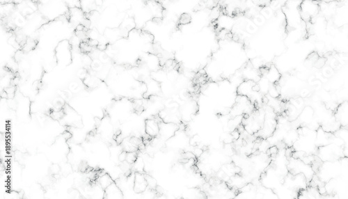 White Marble Texture with Gray Veins Seamless Pattern