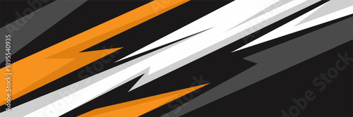 Vector car sticker wrap design. Graphic abstract line racing background kit design for vehicles, race cars, rallies, adventures, and liveries.