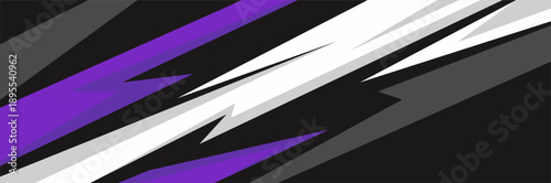 Vector car sticker wrap design. Graphic abstract line racing background kit design for vehicles, race cars, rallies, adventures, and liveries.