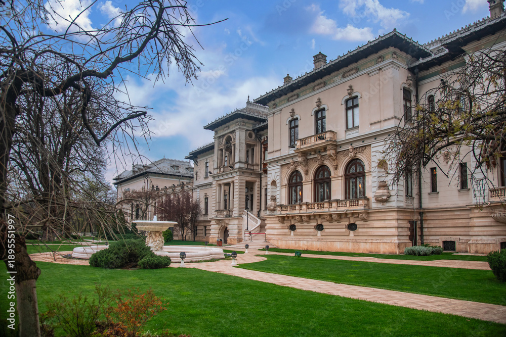 Obraz premium Cotroceni Palace in Administrative Building in Romanian capital, Bucharest