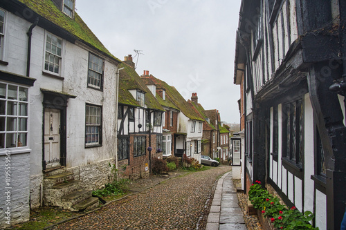 narrow street in the old town