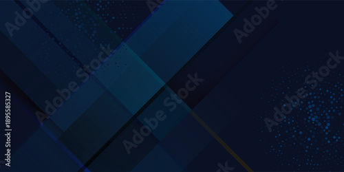 Blue black abstract background geometry shine and layer element vector for presentation design. Suit for business, corporate, institution, party, festive, seminar, and talks