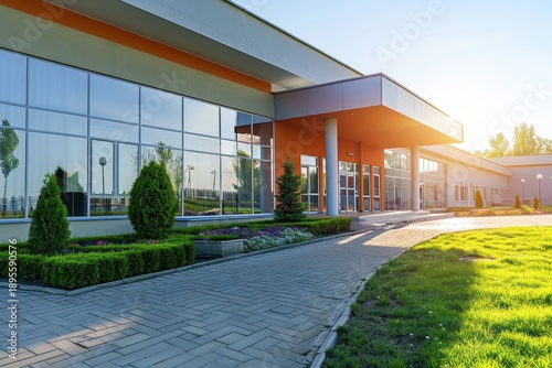Modern clinic building exterior