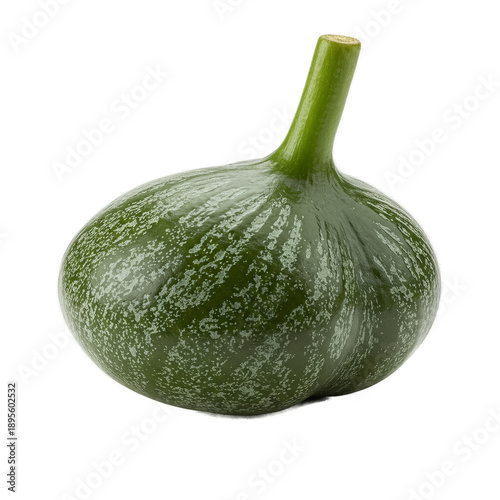 Single Green Fig Fruit With...