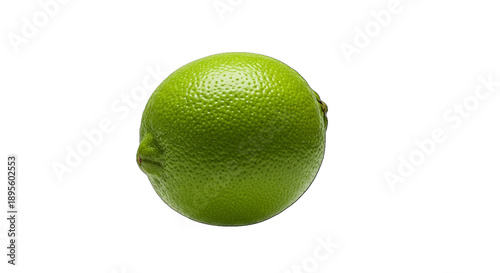 Single Green Lime Isolated ...