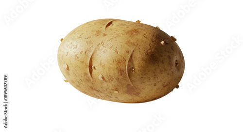 Single Realistic Potato wit...