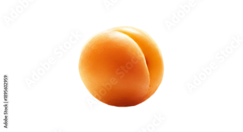 Single Ripe Apricot With So...