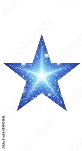 Sparkling Blue Starburst Is...