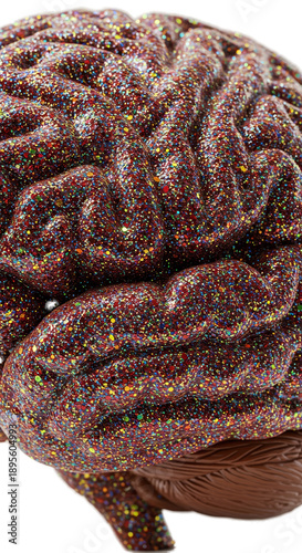Sparkling Brain With Colorf...