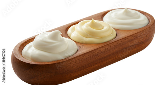 Three Dips Sauces Mayonnais...