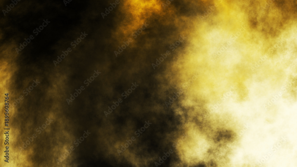 Obraz premium golden smoke. Gold clouds abstract background