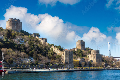 Rumeli Hisari fortress (Rumeli Castle) in Istanbul, Turkey
