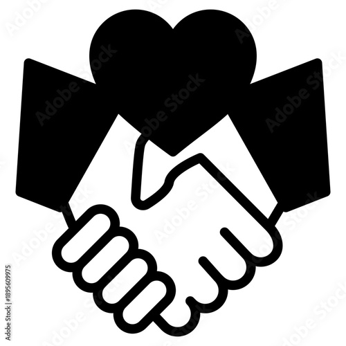 Forgive Glyph Icon Mini Illustration, Use For Modern Concept, Print, Ui, Ux Kit, Web And App Development. Vector Related To Ramadan, Eid Al-Fitr, Eid Al-Adha And More