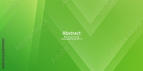Abstract geometric background. Natural green gradient background. Suit for banner, web, brochure, pamflet and presentation