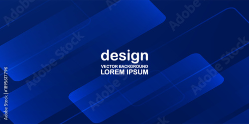 Abstract blue geometric shape overlay layer background. Suit for banner, web, brochure, pamflet and presentation