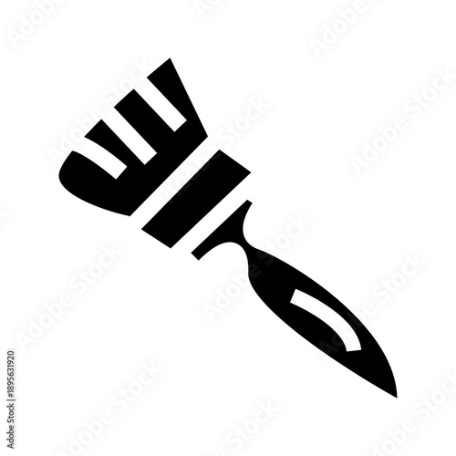 vector illustration of a paint brush for painting