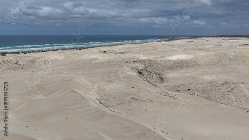 Wallpaper Mural Long Beach and Cactus Beach, Penong, South Australia – 4k aerial drone footage of coastal sand dunes, salt lakes, limestone cliffs and Southern Ocean shoreline Torontodigital.ca