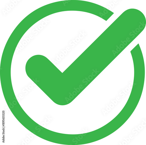 minimalist payment completed icon