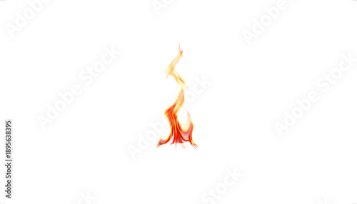 fire flames on transparent background, isolated