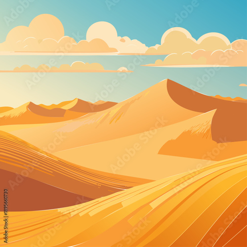 sand dunes in the desert