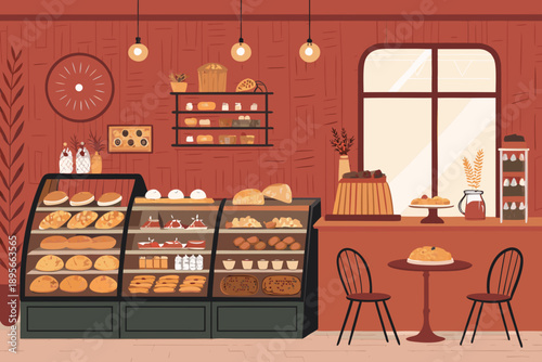 Stunning Bakery With Cozy Shop Interior Creative Visual