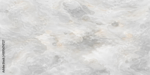 Salt and pepper granules create a frozen white texture on a bright background, resembling a cold winter sky with abstract clouds and ice patterns