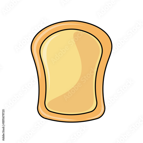 Variations of a single slice of white bread ranging from a smooth whole shape to a rougher textured edge.