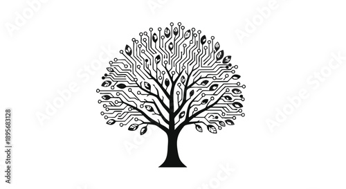 High-tech digital art supremacy geometric vector