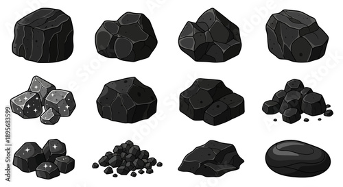 Coal Chunks Collection, Energy Resources