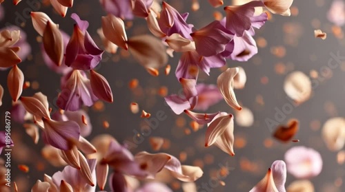 Vibrant Floral Explosion in Mid-Air