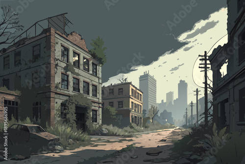 Featuring Post Apocalyptic Zombie With Bro Beautiful Premium Digital Asset