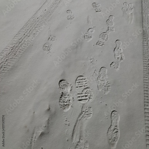 footprint in sand