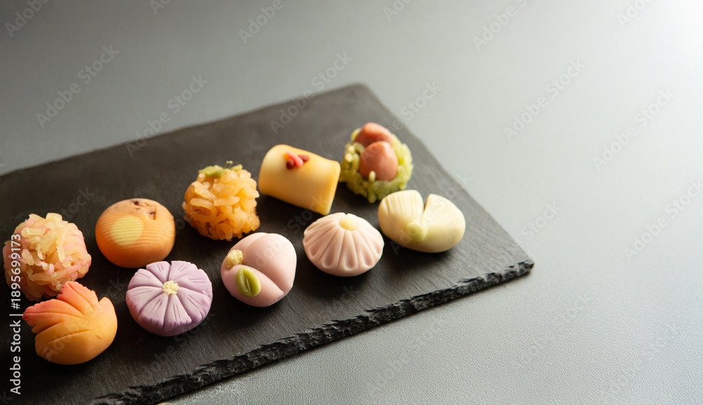 custom made wallpaper toronto digitalJapanese traditional sweets Nerikiri made from bean paste