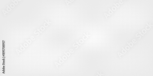 Dot white gray wave light technology texture background. Abstract big data digital concept.