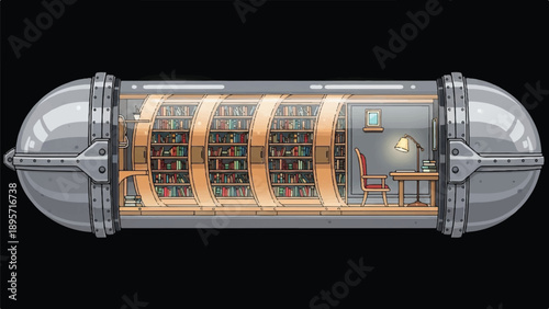 Transparent futuristic cylindrical power core with glowing coils and internal circuitry.