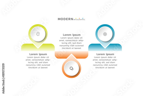 Presentation infographic business template design