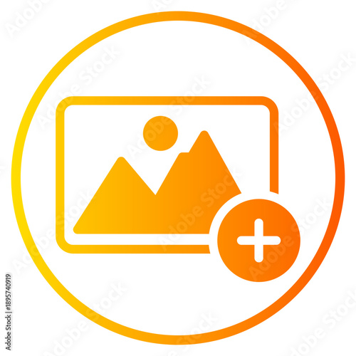 add gradient icon