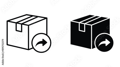 Return package icon set