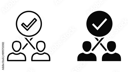 Verified user profile icons for web and mobile applications