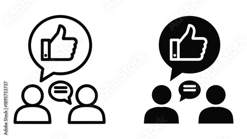 Social media engagement with like button and users