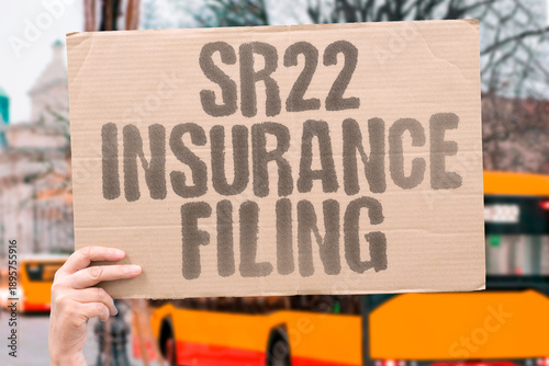 Fotografi "SR22 Insurance Filing" Certificate proves financial responsibility required