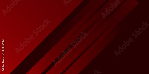 Red line with white architecture futuristic background minimal concept vector illustration subtle design.